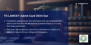 TS LAWCET Admit Card 2024 Out @lawcet.tsche.ac.in; Get Download Link Here